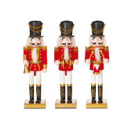 Picture of Set of 3 30cm Soldier Nutcrackers