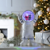 Picture of 28cm LED Astronaut Glitter Globe