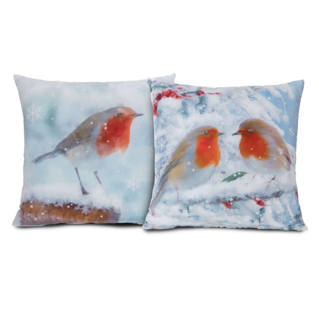 Picture of Pair of 45cm Robin Cushions