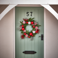 Picture of 50cm Candy Cane Wreath