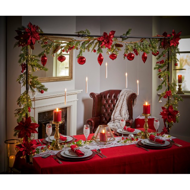 Picture of Table Display with Decorations