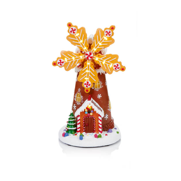 Picture of 34cm Lit Musical Animated Gingerbread