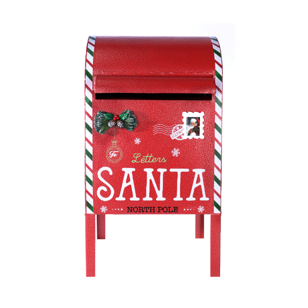 Picture of 52cm Metal Christmas Mailbox