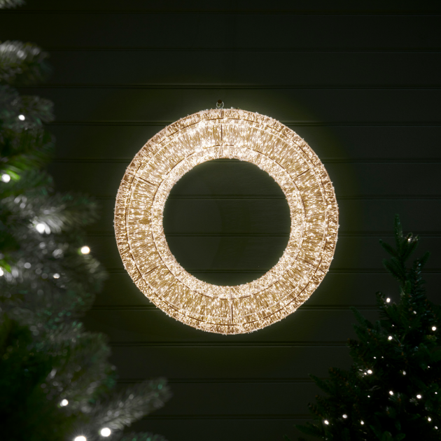 Picture of LED Copper Wire Wreath