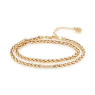 Picture of Tommy Gold Plated Double Row Bracelet