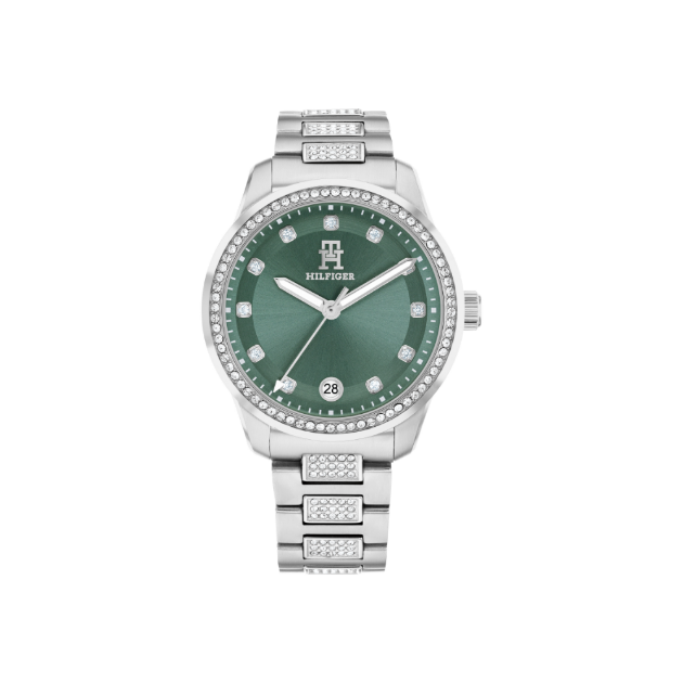 Picture of Tommy Ladies Crystals Green Dial