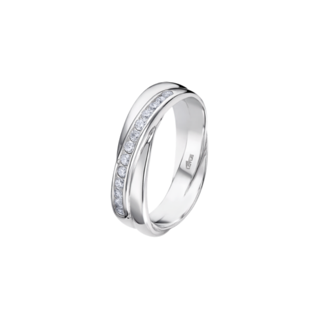 Picture of Lotus Silver Crystal Twist Band