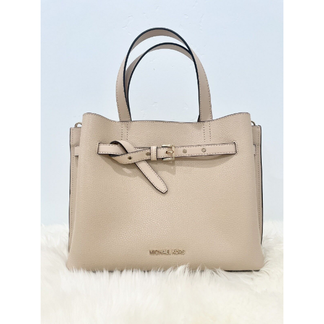 Picture of Michael Kors Emilia Satchel - Vanilla