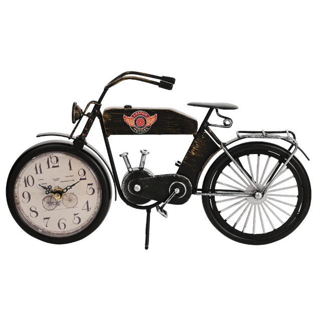 Picture of Mantel Clock - Black Motorcycle