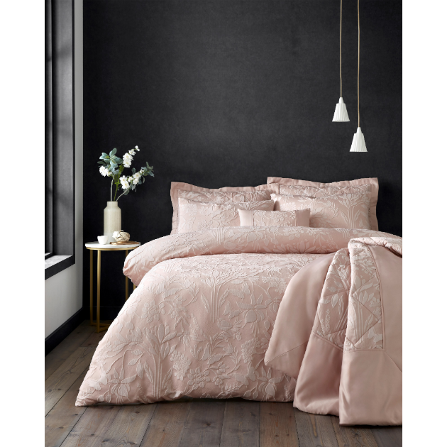 Picture of Hawouth Dusky Pink Single Duvet Set