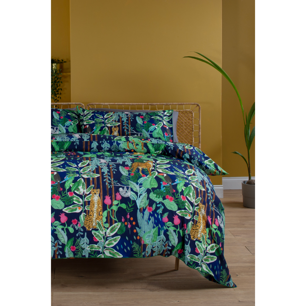 Picture of Jungle Cats Duvet Set Double