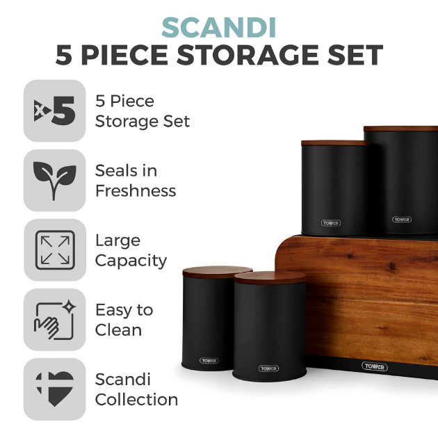 Picture of Scandi 5pc Storage Set