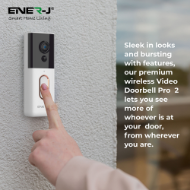 Picture of Ener-J Wireless Video Doorbell Pro 2