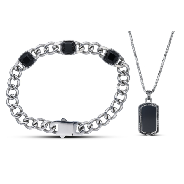 Picture of Steel, Bracelet and Tag Set