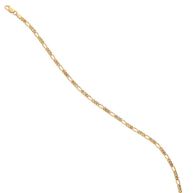 Picture of Silver Gold Plated Figaro Chain