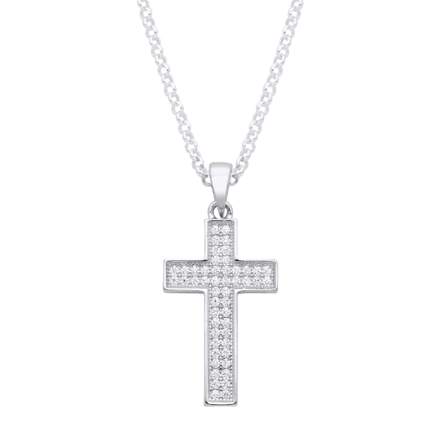 Picture of Silver CZ Cross