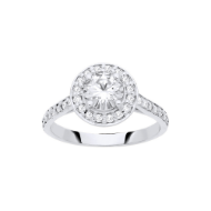 Picture of 9ct Gold 1.25ct L'Amour Halo Ring