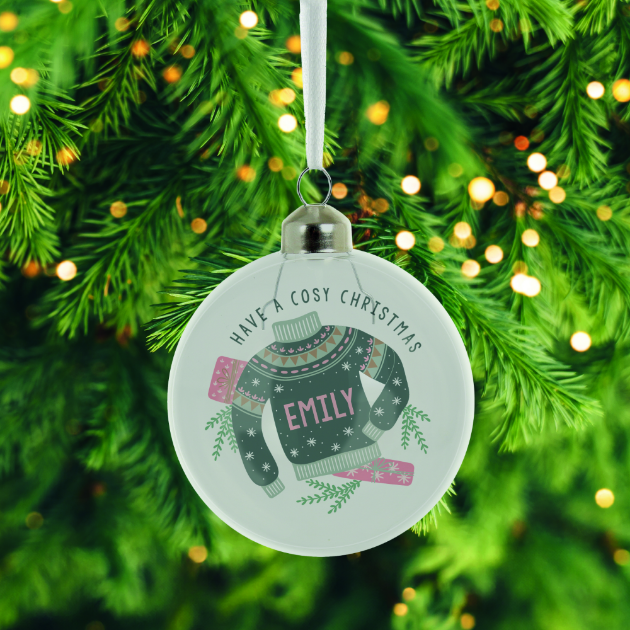 Picture of Personalised Cosy Christmas Bauble