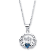 Picture of Cailin Claddagh Birthstone Pendant