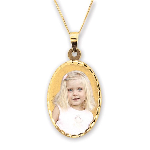 Picture of 9ct Photo Disc Pendant