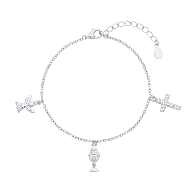 Picture of Silver Chalice, Cross Bracelet 